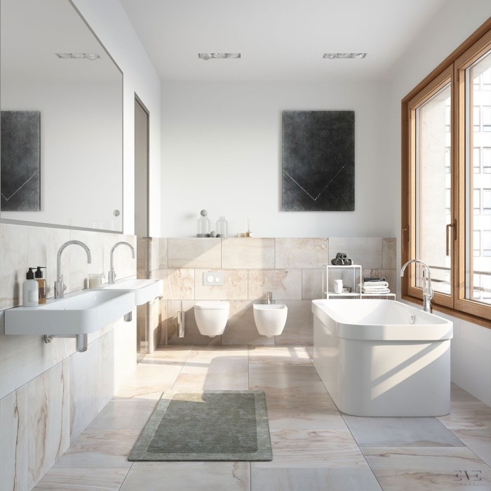 Minimalist modern bathrooms bathroom chipperfield david style design interior palais residences berlin ronenbekerman top 3d visualizer eve designboom tile