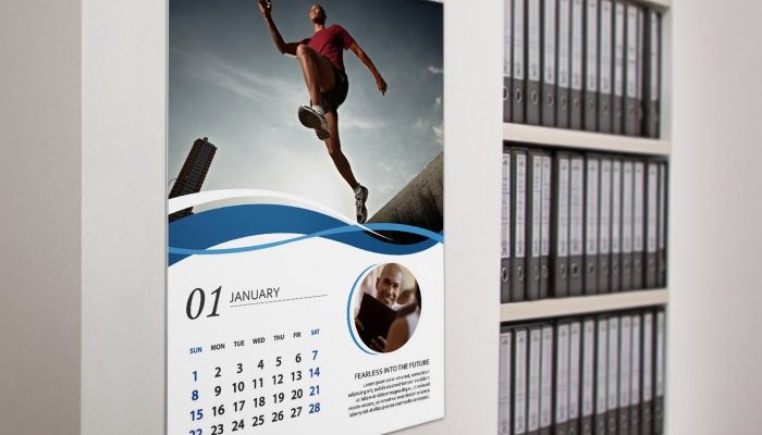 Contoh desain kalender dinding keren