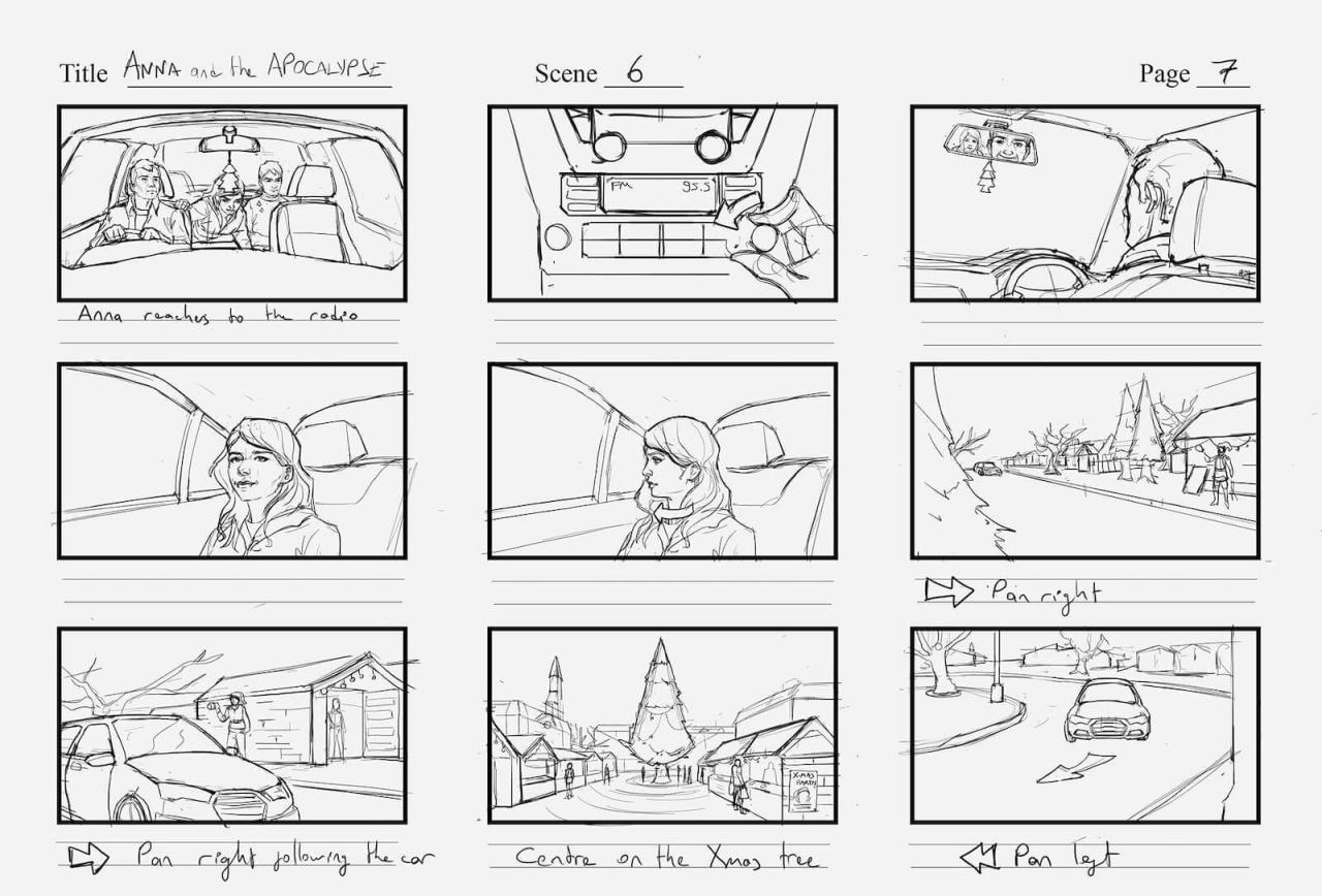 Contoh storyboard desain media interaktif