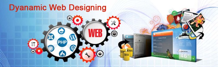 Dynamic website web company noida create ease use